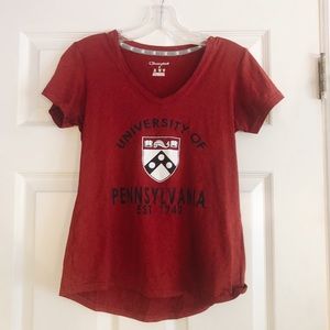 Champion UPenn Red T-Shirt (size Small)